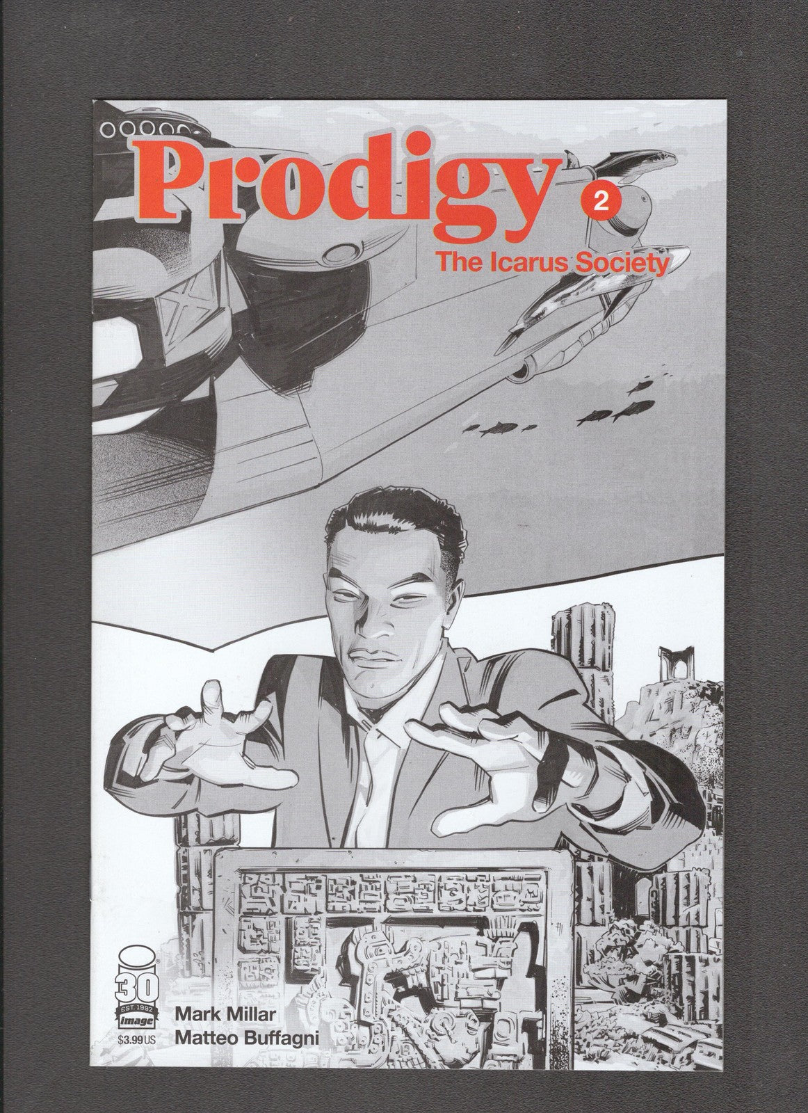 Prodigy The Icarus Society #2B (2022) Matteo Buffagni Black & White Image Comics