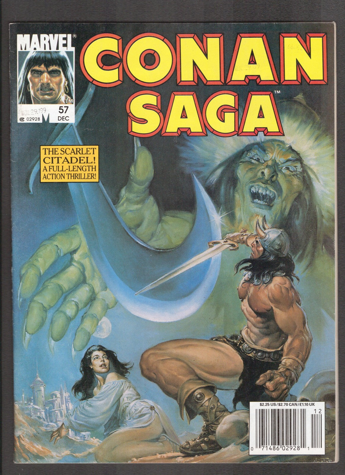 Conan Saga #57 (1991) Nestor Redondo Marvel Comics