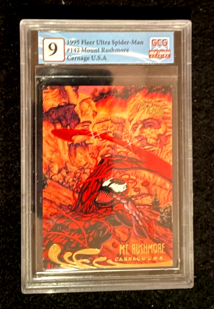 1995 Fleer Ultra Spider-Man #142 GCG 9.0 "Mount Rushmore Carnage USA"