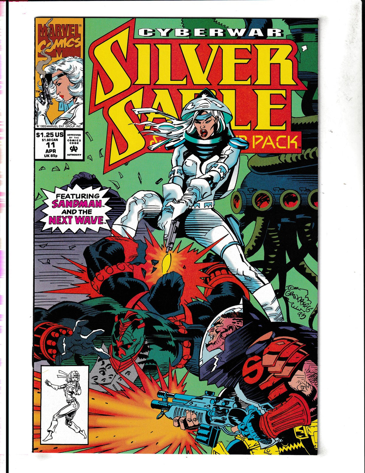 Silver Sable & The Wild Pack #11 (1993) Next Wave Marvel Comics