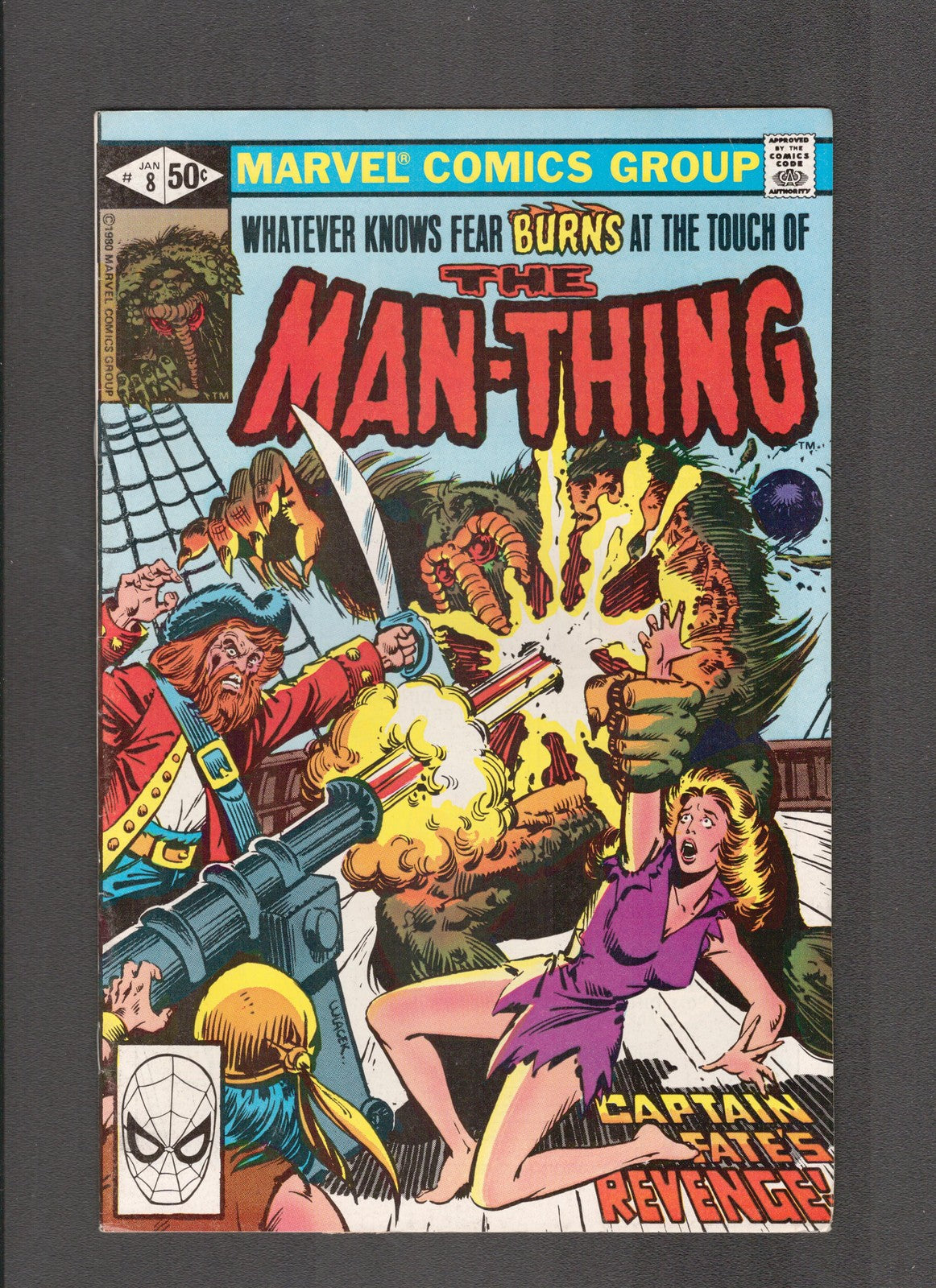 Man-Thing #8 (1981) Chris Claremont - Bob Wiacek Marvel Comics