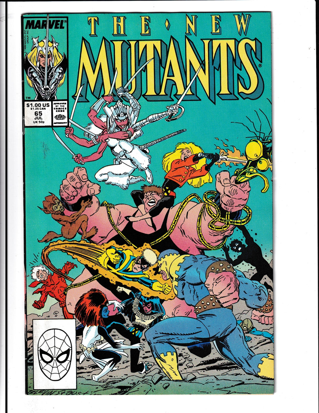 New Mutants #65 (1988) Marvel Comics SKU:441