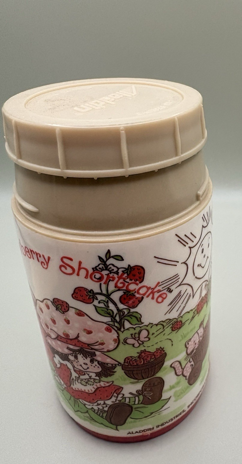 Strawberry Shortcake Aladdin Thermos 1980 - Missing Cup
