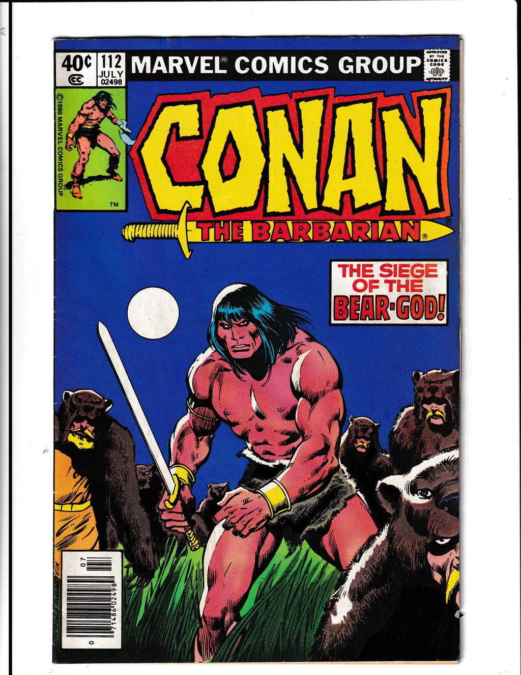 Conan the Barbarian #112 (1980) Marvel Comics SKU:540