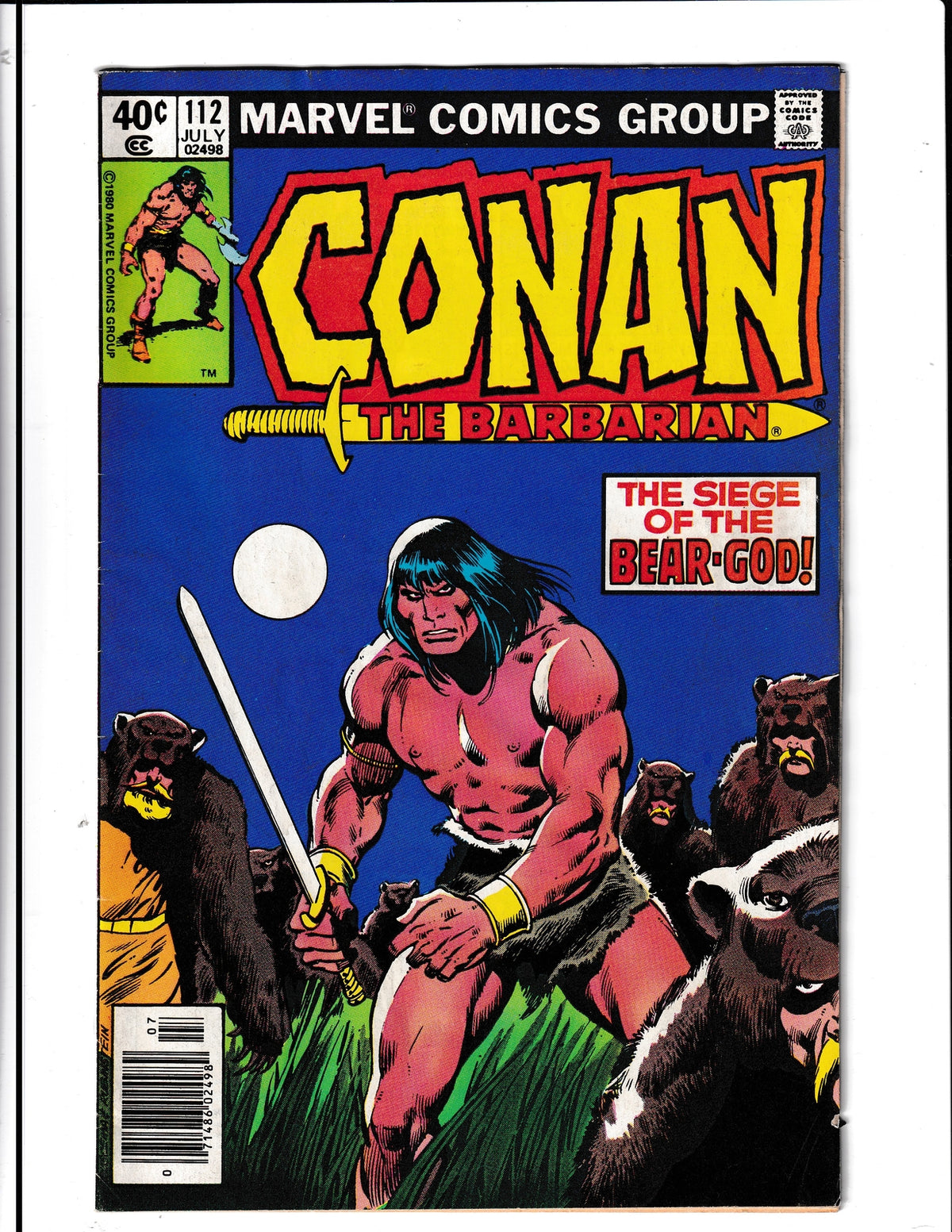 Conan the Barbarian #112 (1980) Marvel Comics SKU:540