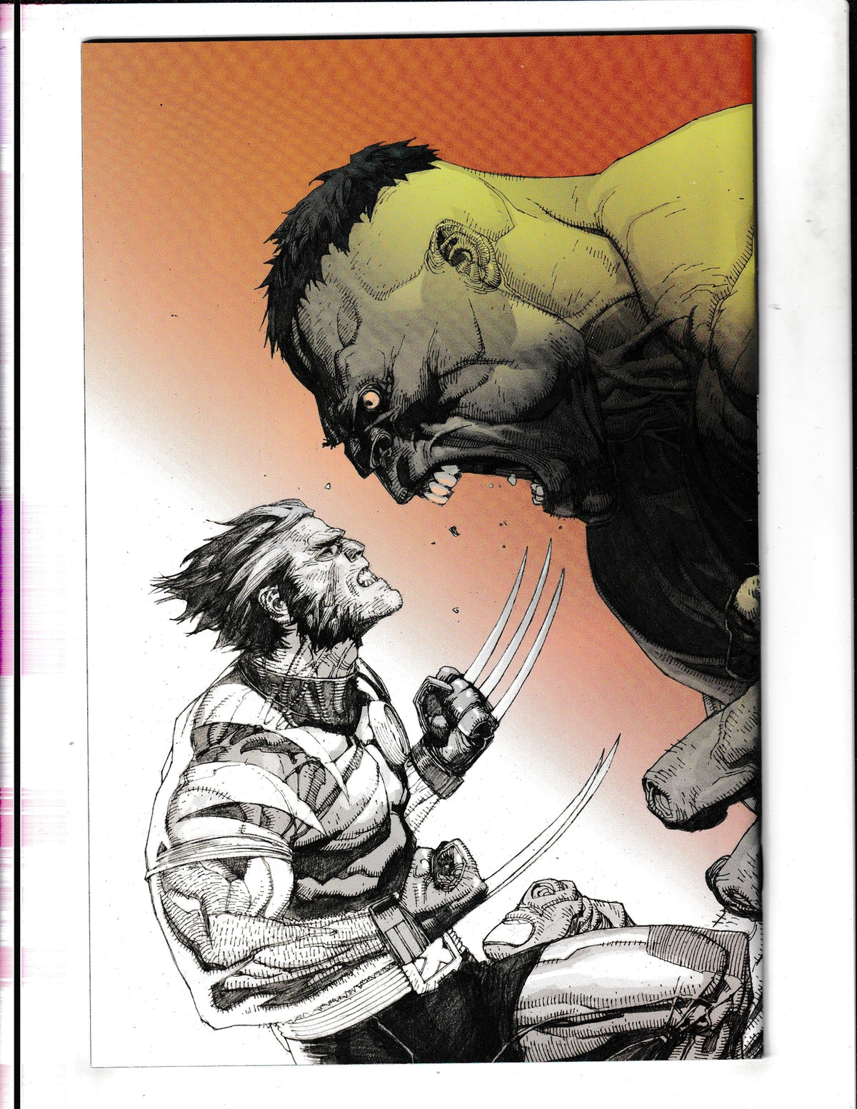 Ultimate Wolverine VS Hulk #1c (2006) Leinil Yu Director's Cut Cov Marvel Comics