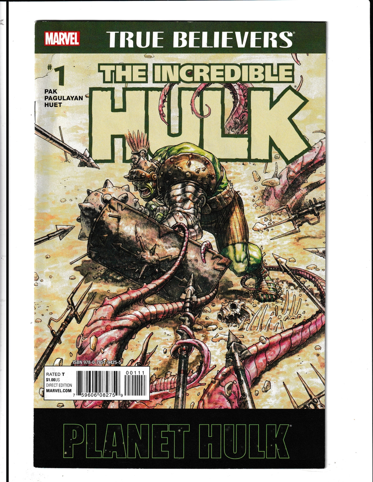 True Believers: The Incredible Hulk #1 (2015) Planet Hulk Marvel Comics