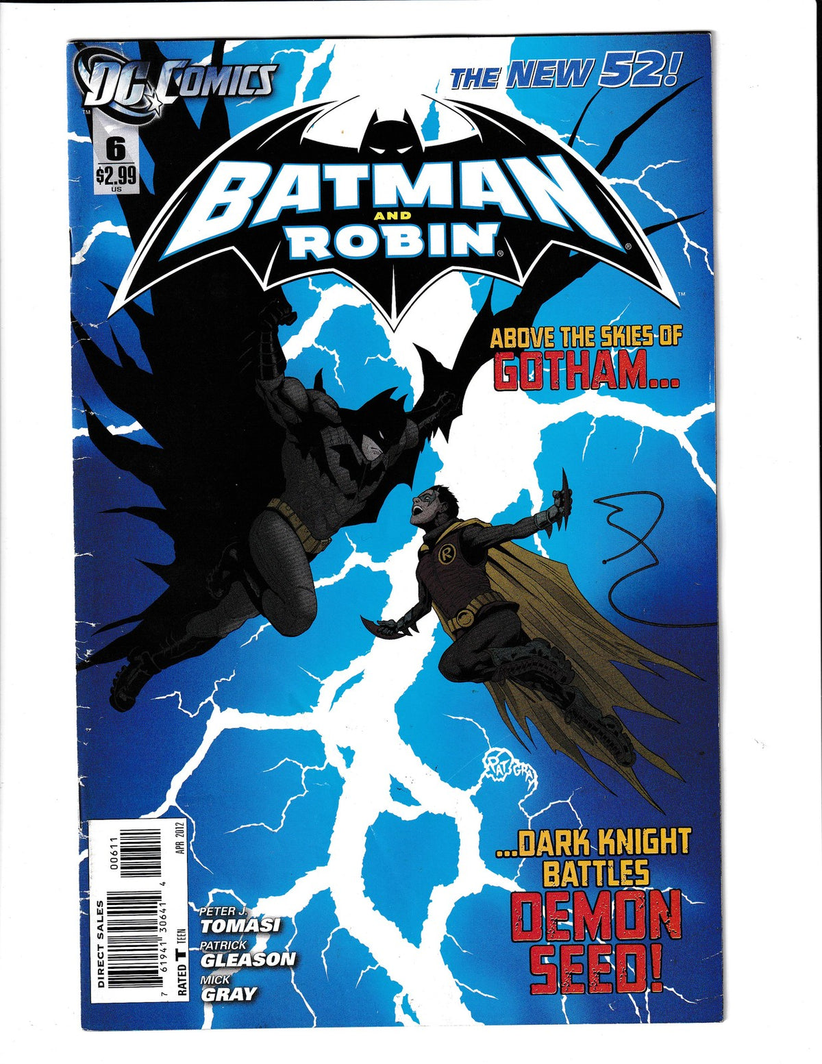 Batman and Robin #6 (2012) Demon Seed DC Comics