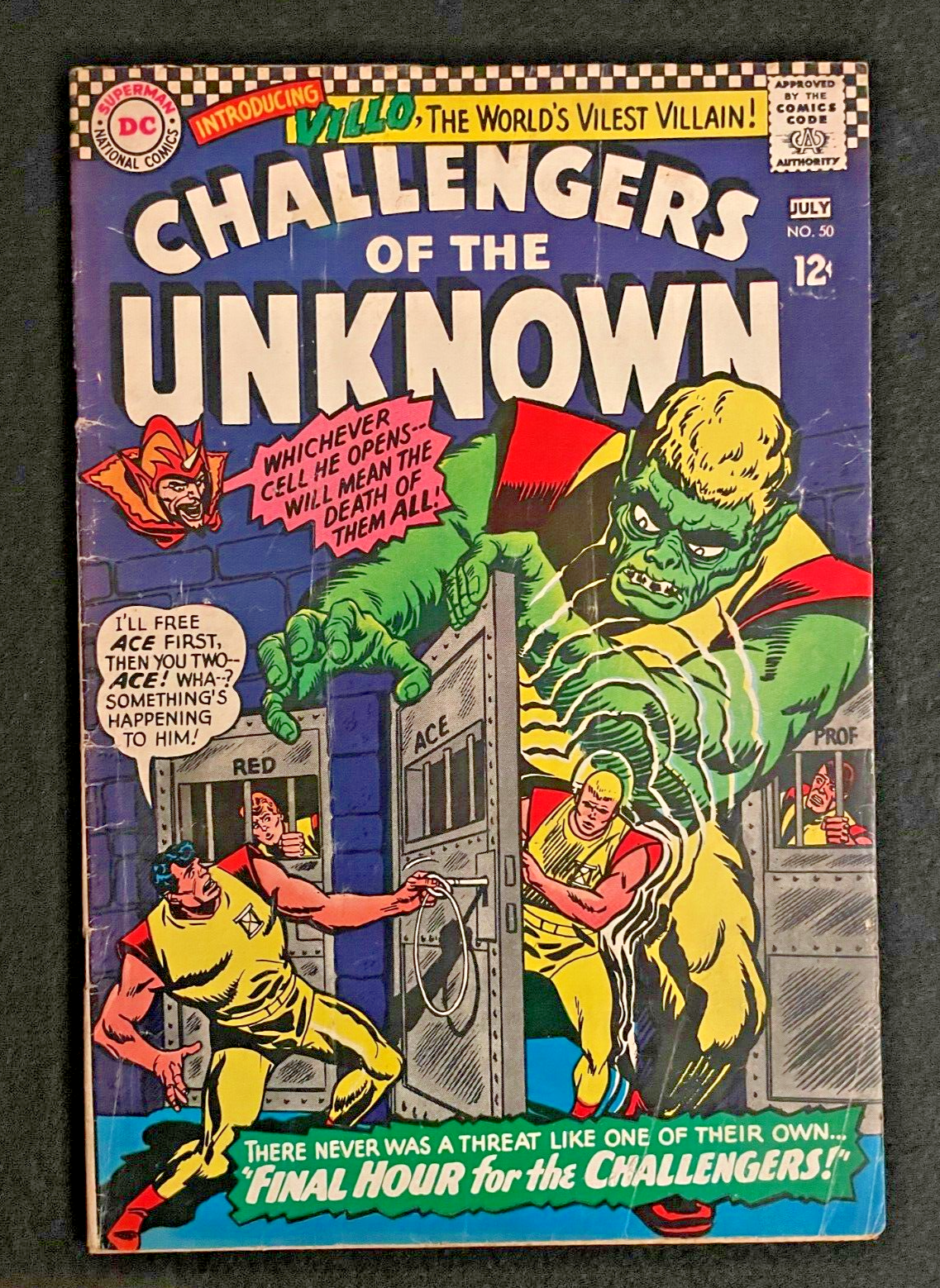 Challengers of the Unknown #50  1966 - Final Hour for the Challengers