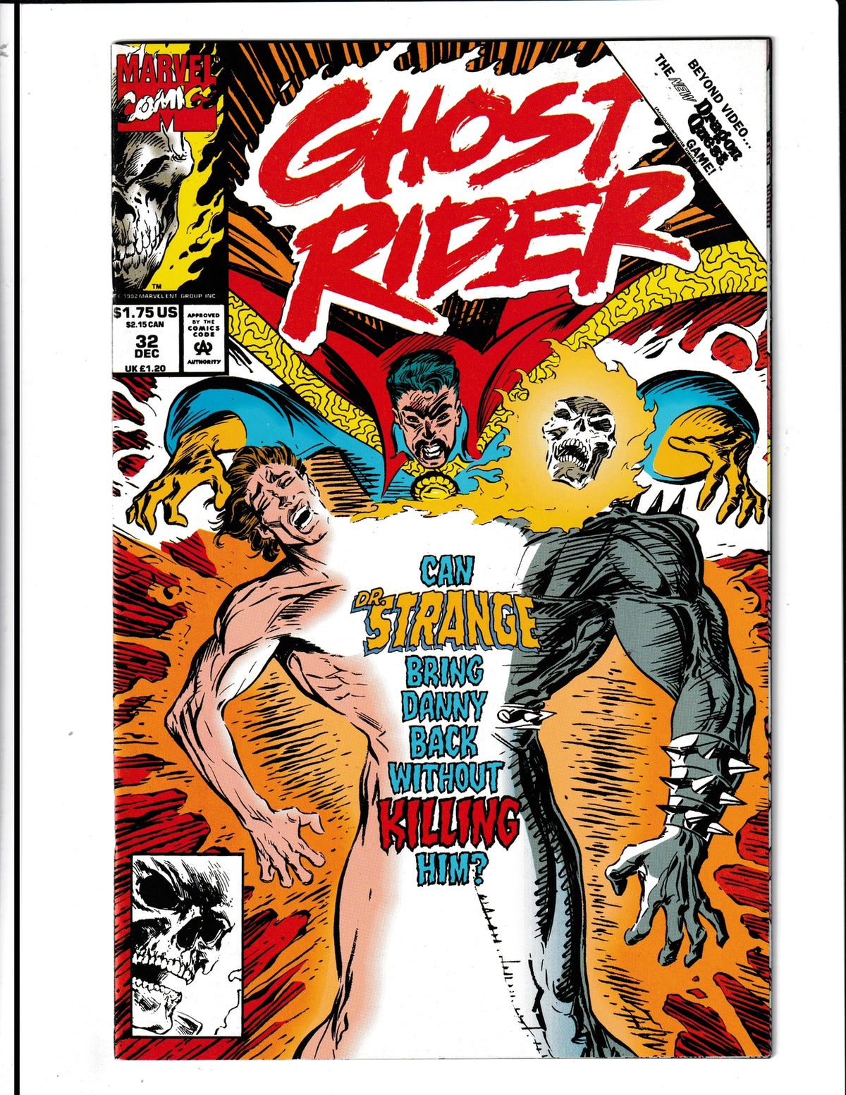 Ghost Rider #32 (1992) Higher Grade Marvel Comics SKU:810