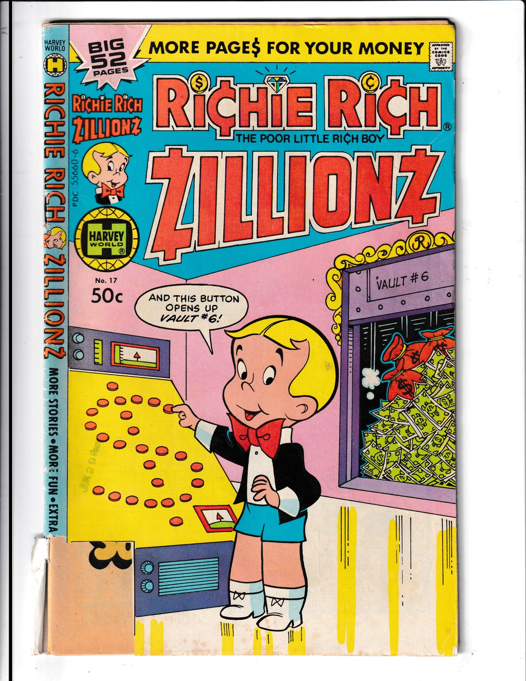 Richie Rich: Zillionz #17 (1978) Harvey Comics