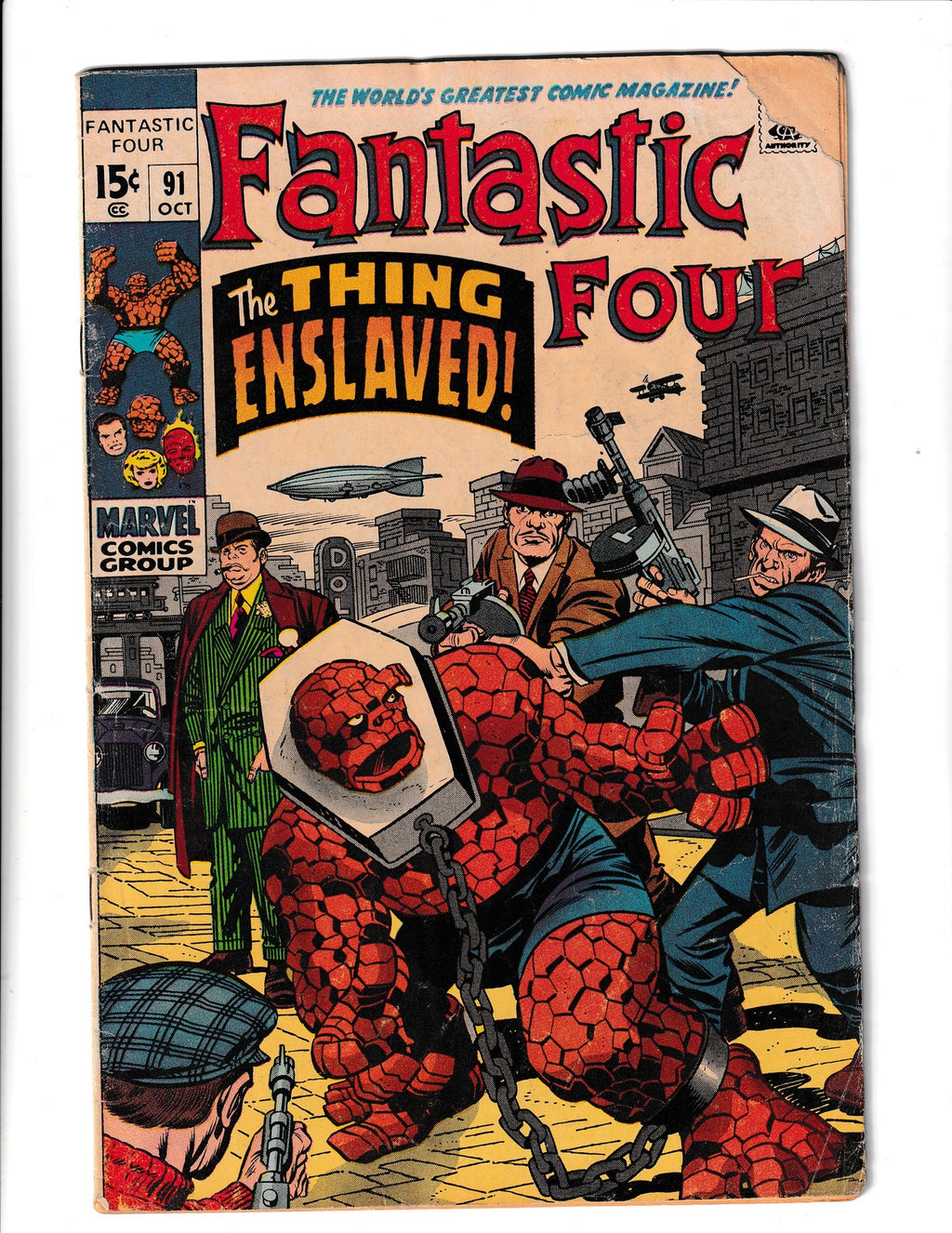 Fantastic Four #91 (1969) 1st App of Tolgo the Ultimate Weapon Marvel Comics