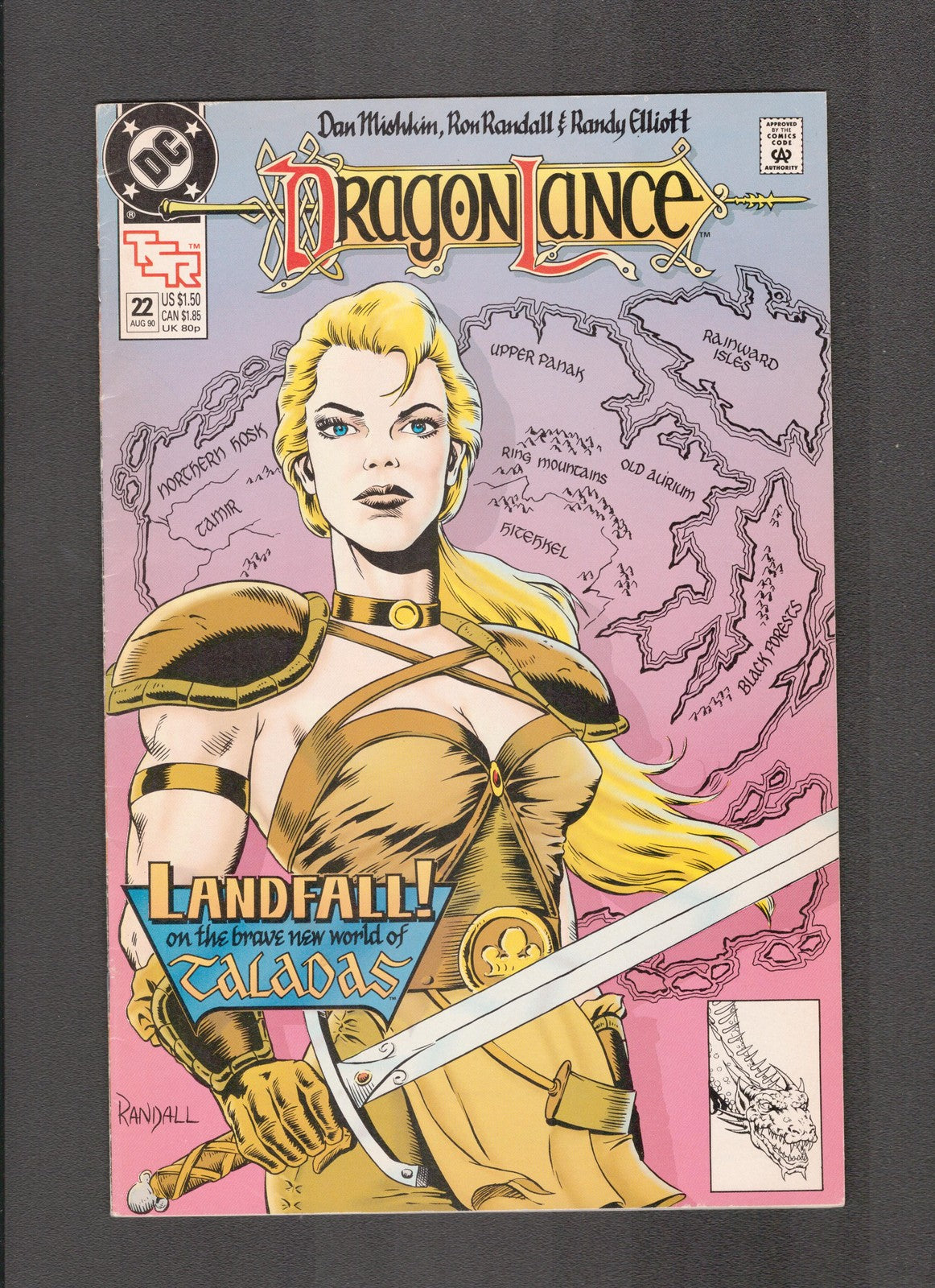 Dragonlance #22 (1990) Ron Randall DC Comics