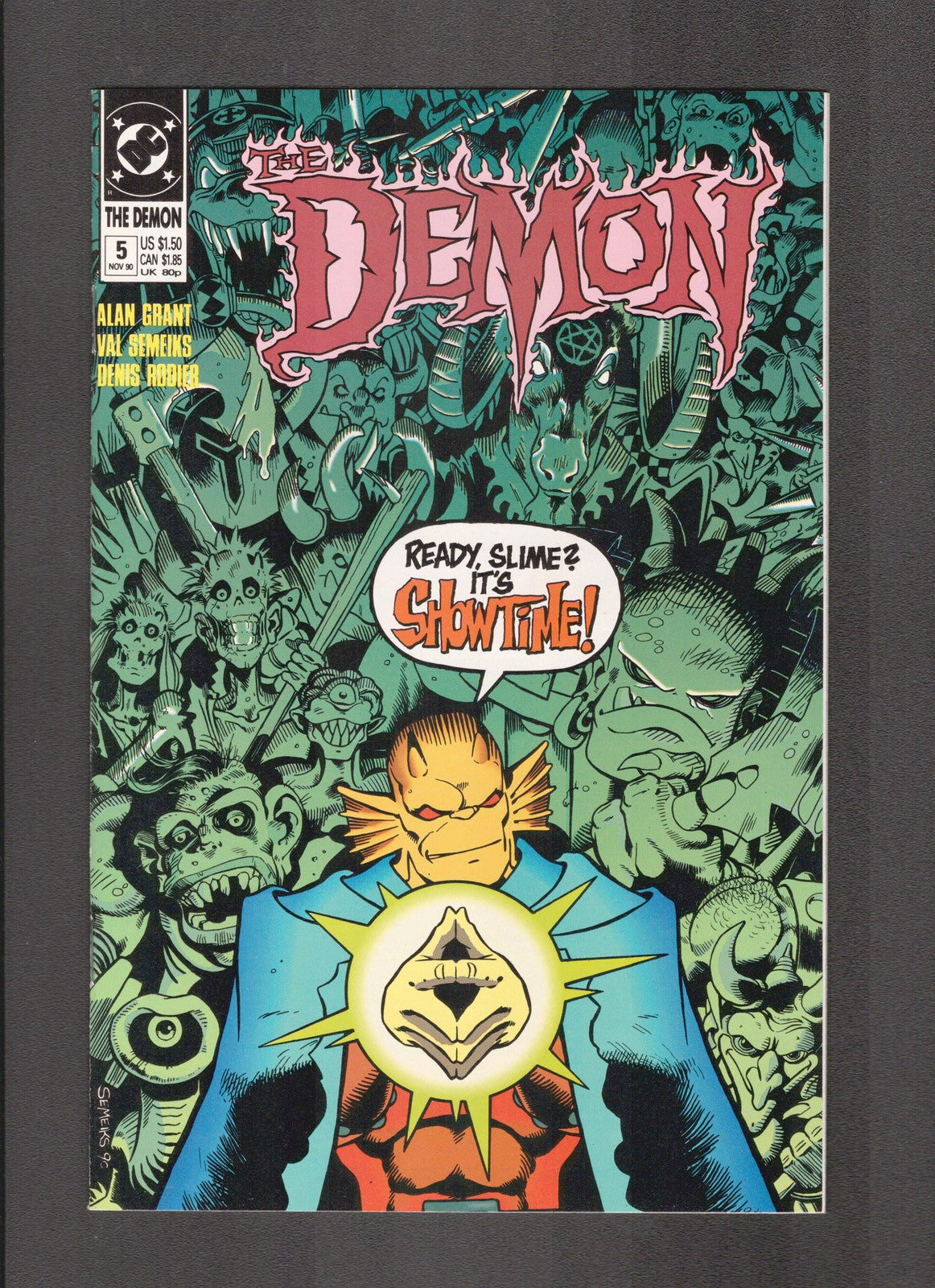Demon #5 (1990) HIGH GRADE - Val Semieks DC Comics