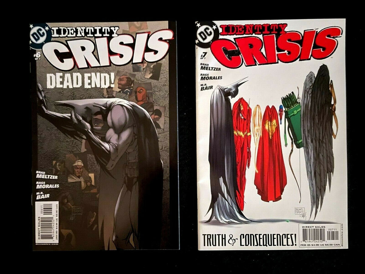Complete set of Identity Crisis #1 thru 7 2004/05 - HIGH GRADE