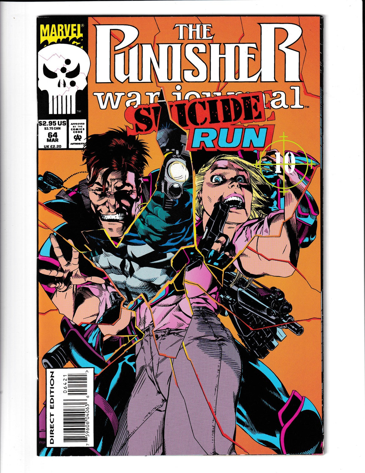 Punisher: War Journal #64 (1994) Suicide Run Marvel Comics