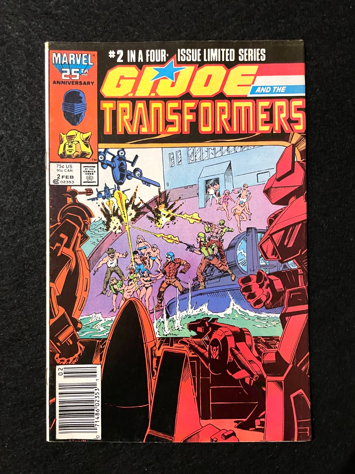 G.I. Joe and the Transformers  - Complete Set of 4 - #1-4 (1987) Marvel