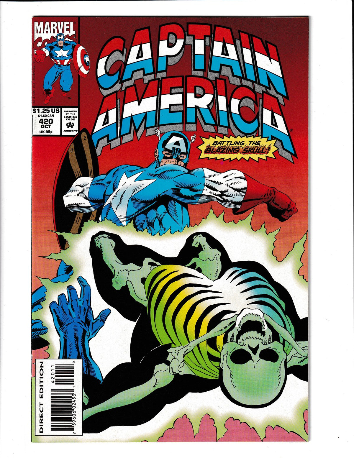 Captain America #420 (1993) Marvel Comics SKU:3486