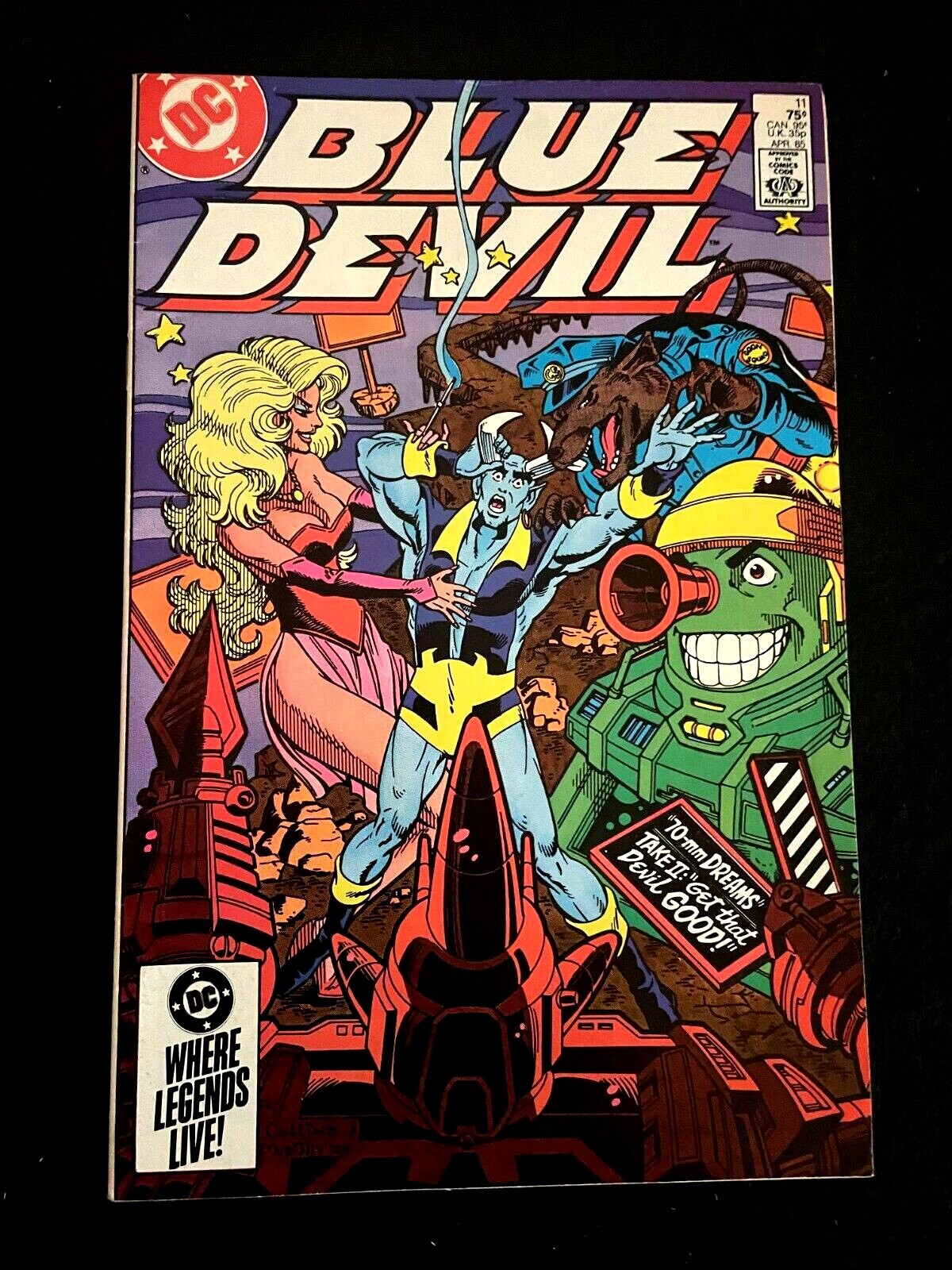 Blue Devil #11 1985 - HIGH GRADE