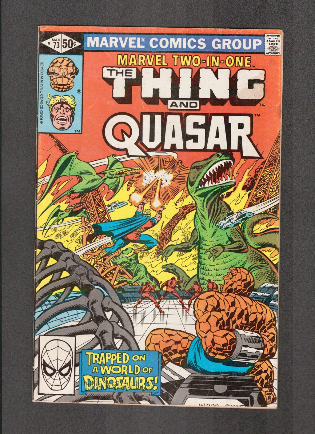 Marvel Two-In-One #73 (1981) Thing and Quasar Marvel Comics