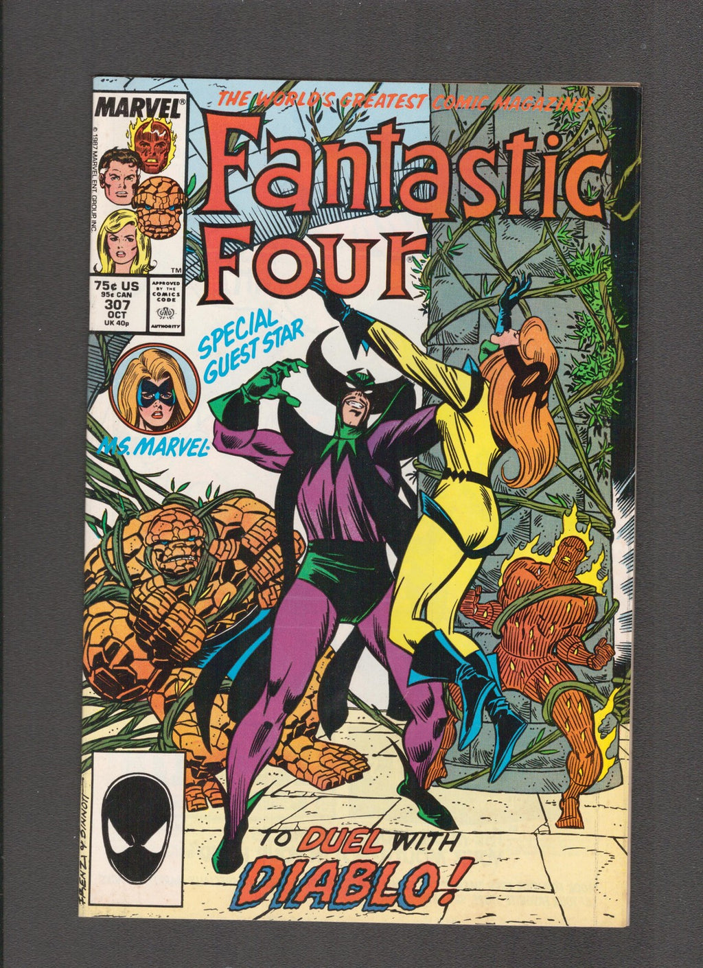 Fantastic Four #307 (1987) John Buscema, Joe Sinnott Marvel Comics