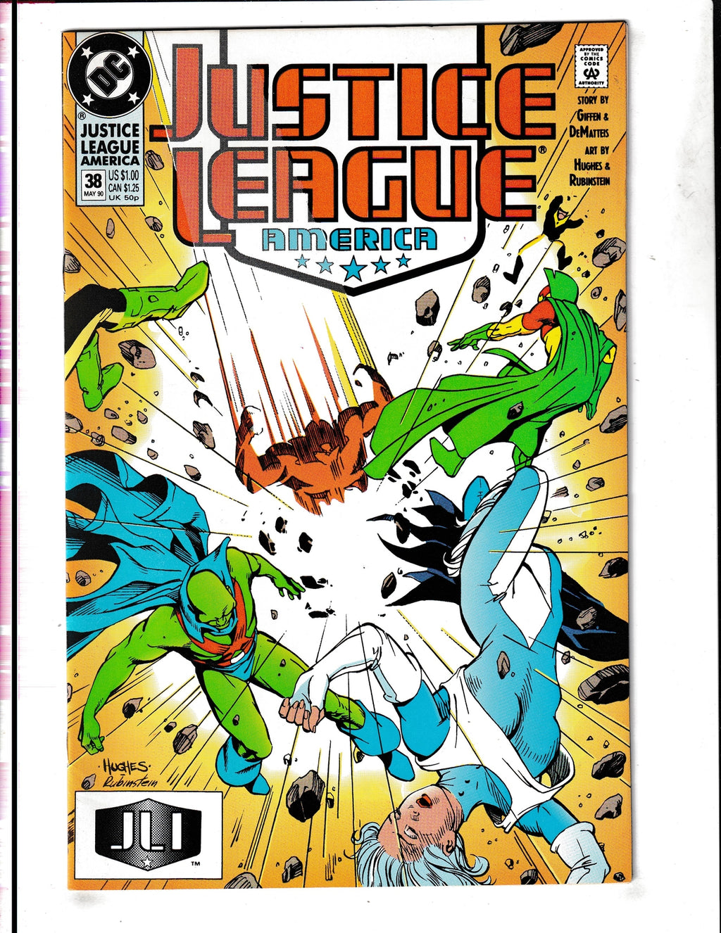 Justice League America #38 (1990) DC Comics