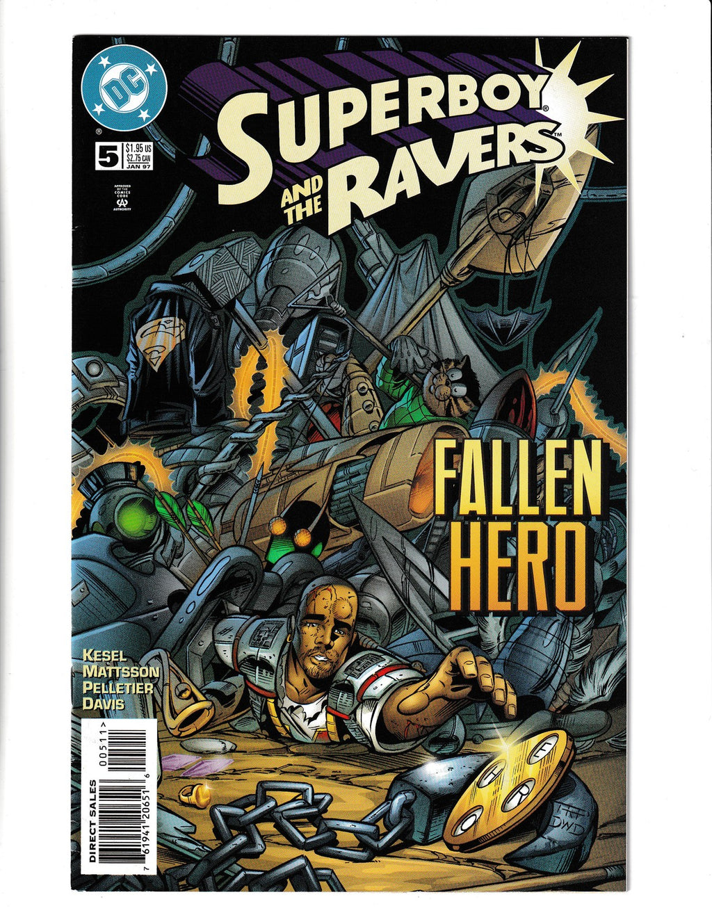 Superboy and the Ravers #5 (1997) DC Comics