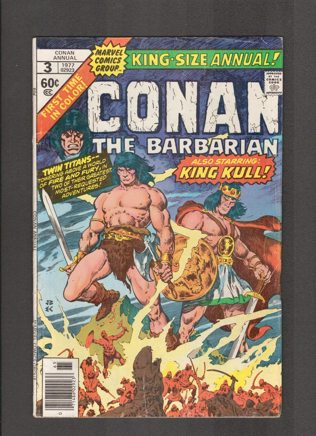 Conan the Barbarian Annual #3 (1977) John Buscema, Ernie Chan Marvel Comics