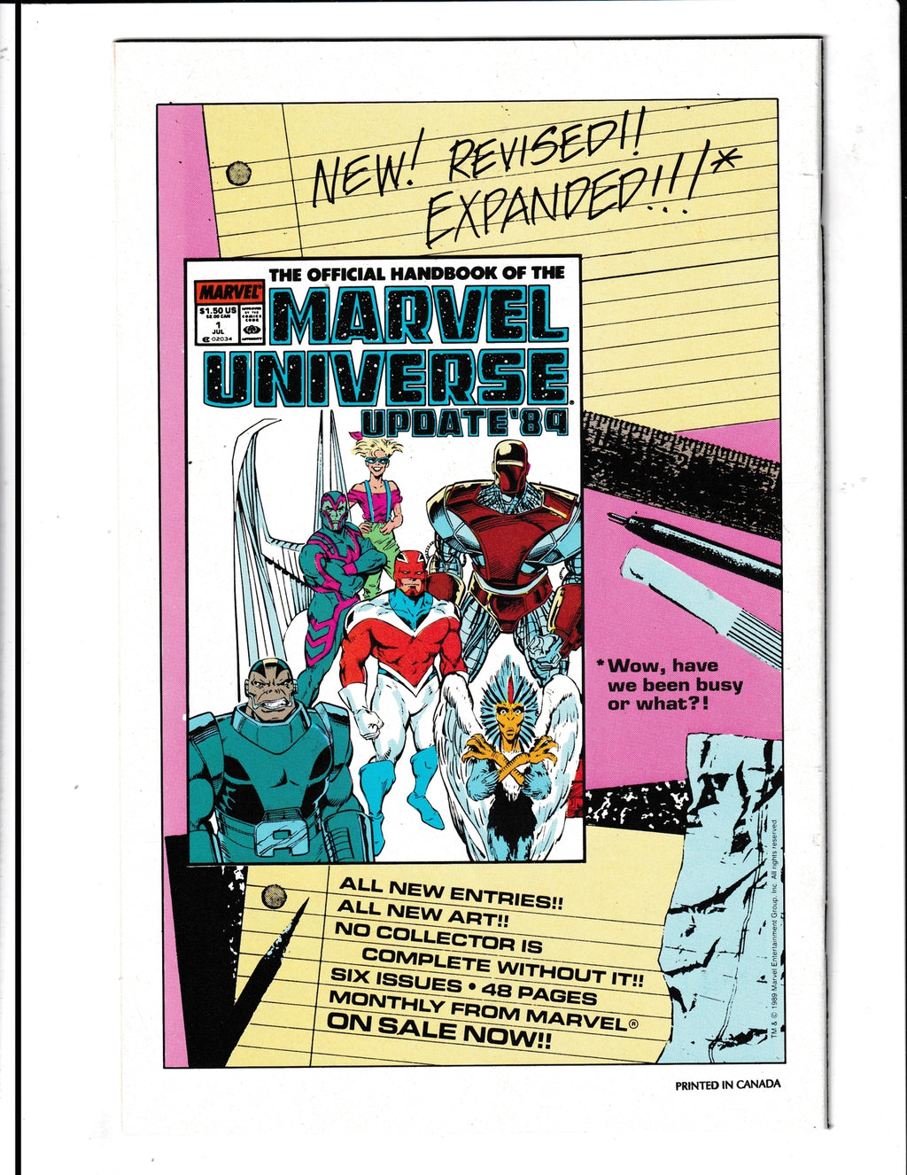 Alpha Flight #74 (1989) Marvel Comics