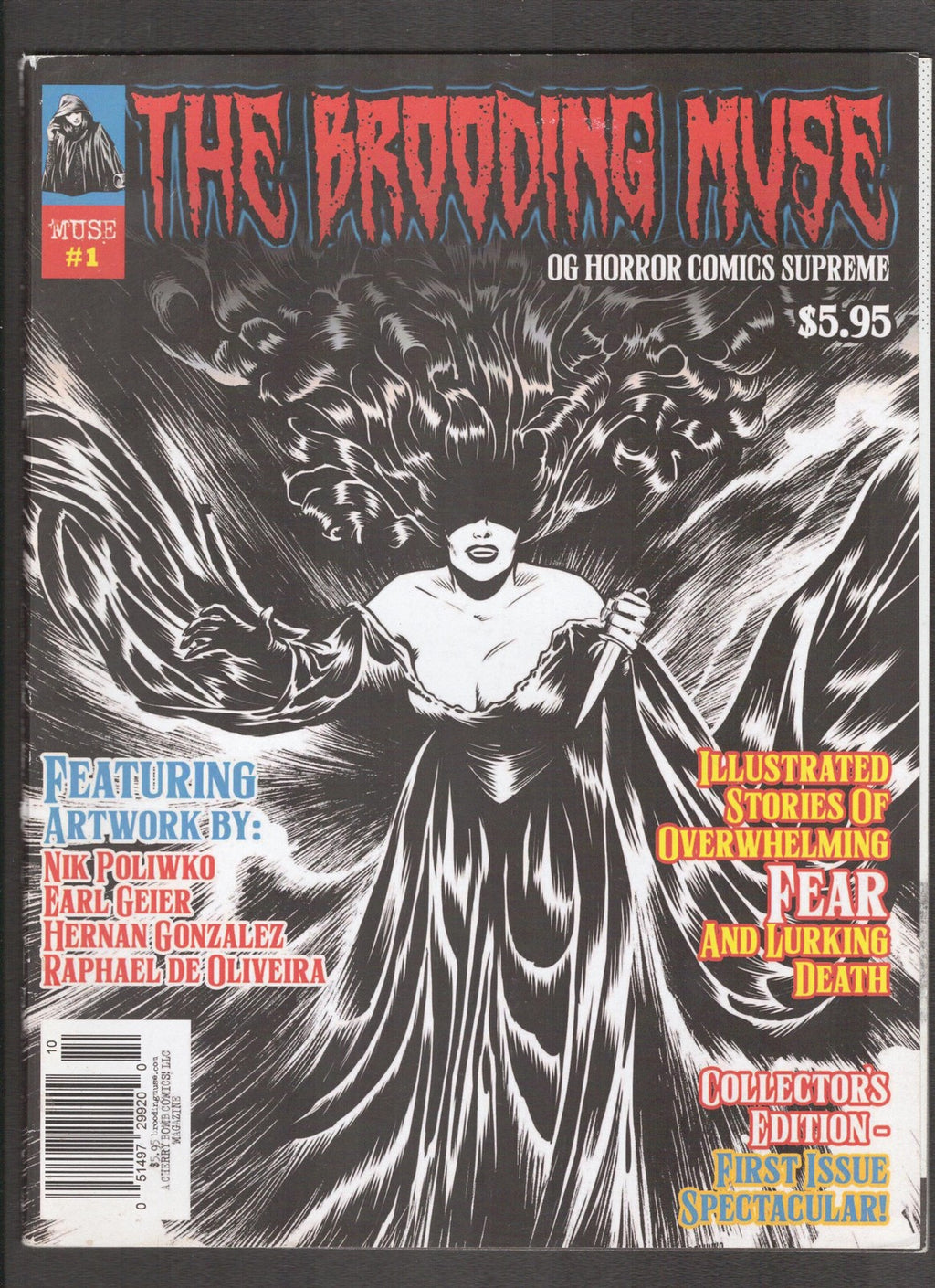 Brooding Muse #1 (2022) Lovecraftian Series Debut Cherry Bomb  Comics