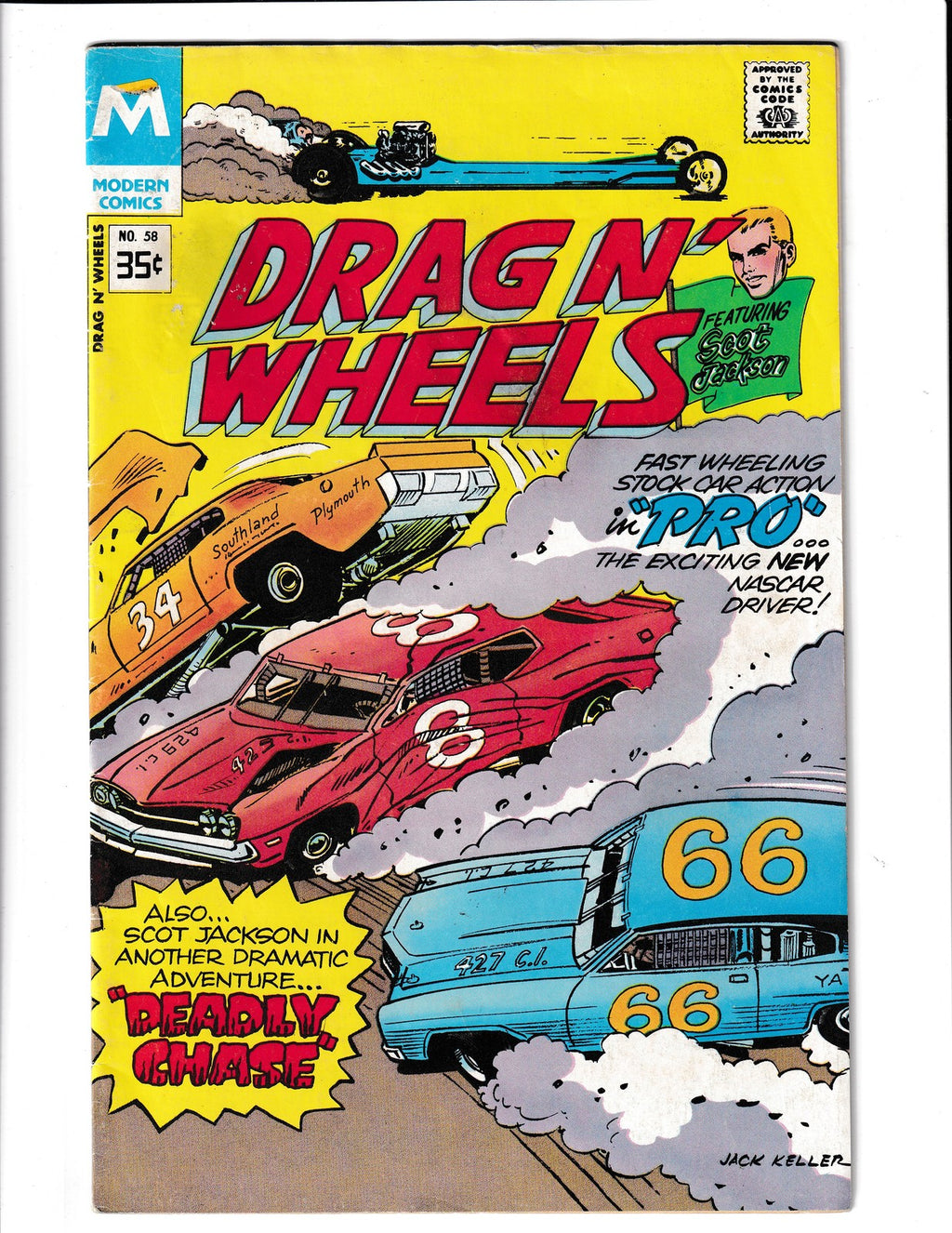 Drag N' Wheels #58 (1978) Modern Comic reprint Modern Comics