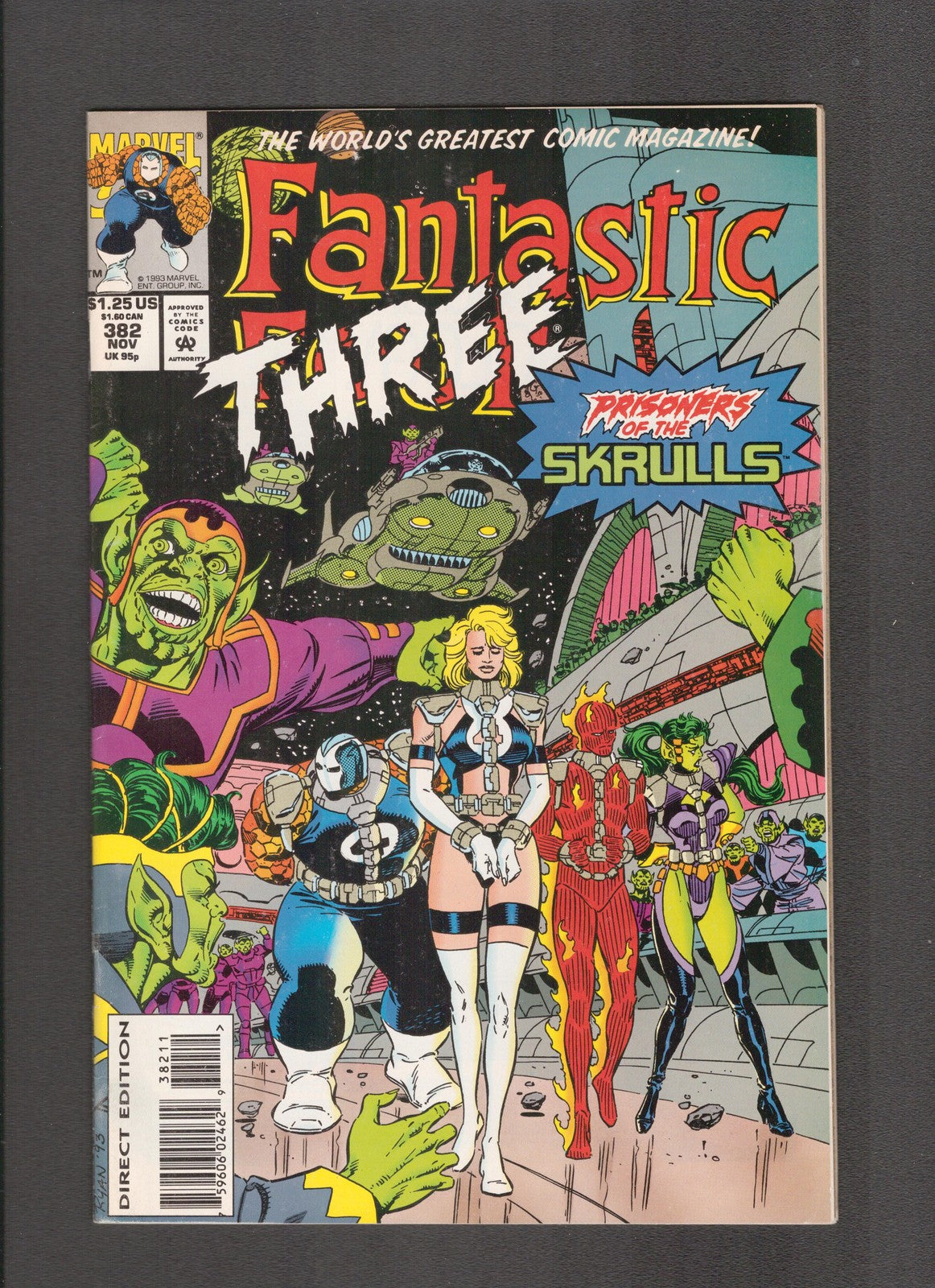 Fanatastic Four #382 (1993) Jack Morelli, Paul Ryan Marvel Comics