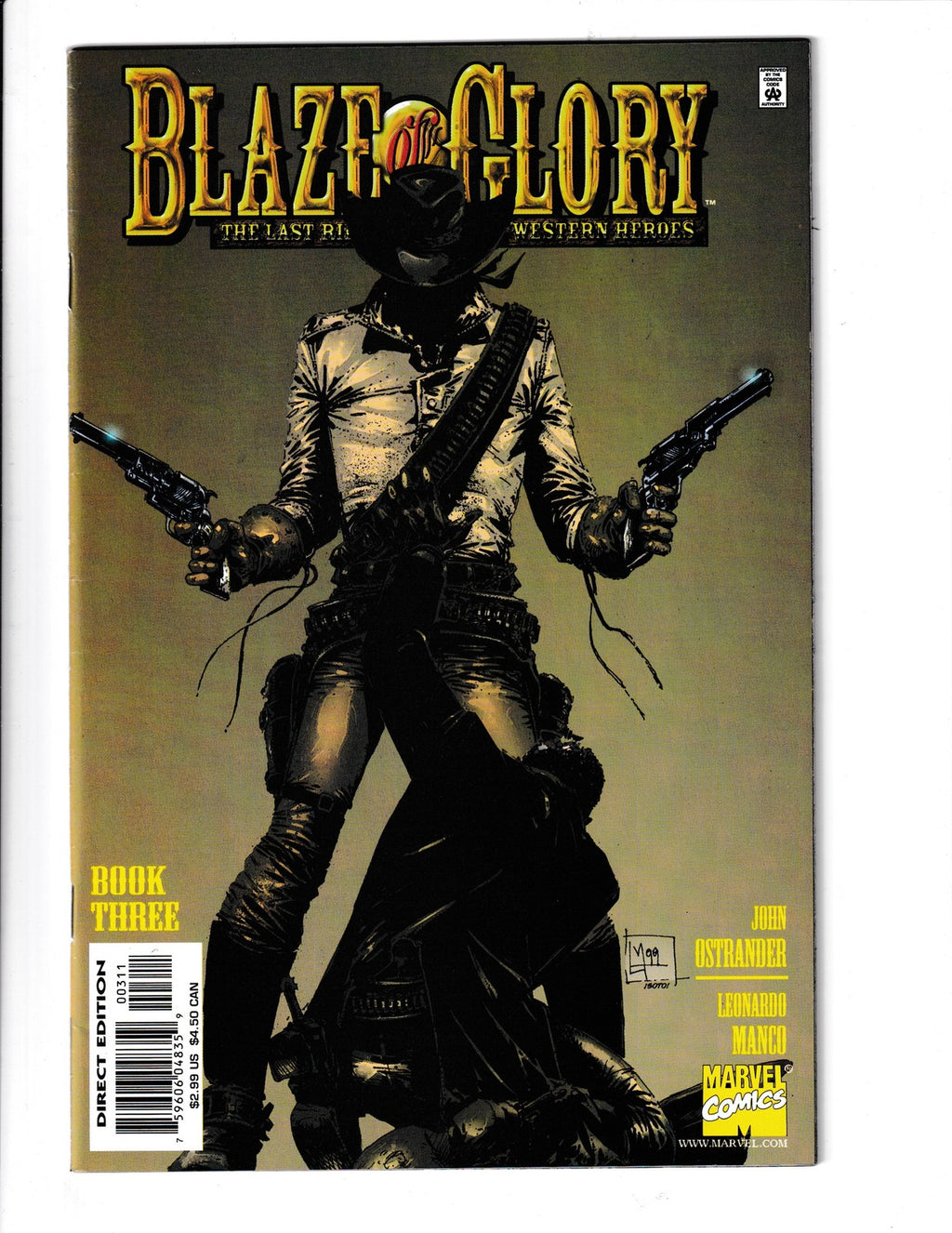 Blaze of Glory #3 (2000) Marvel Comics