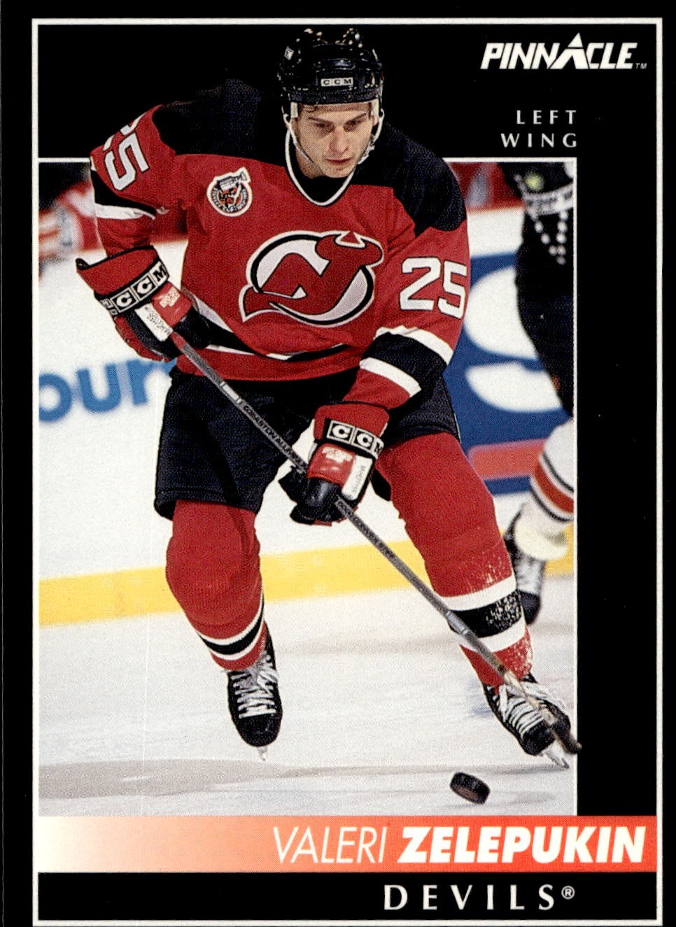 1992-93 Pinnacle #286 Valeri Zelepukin Hockey New Jersey Devils