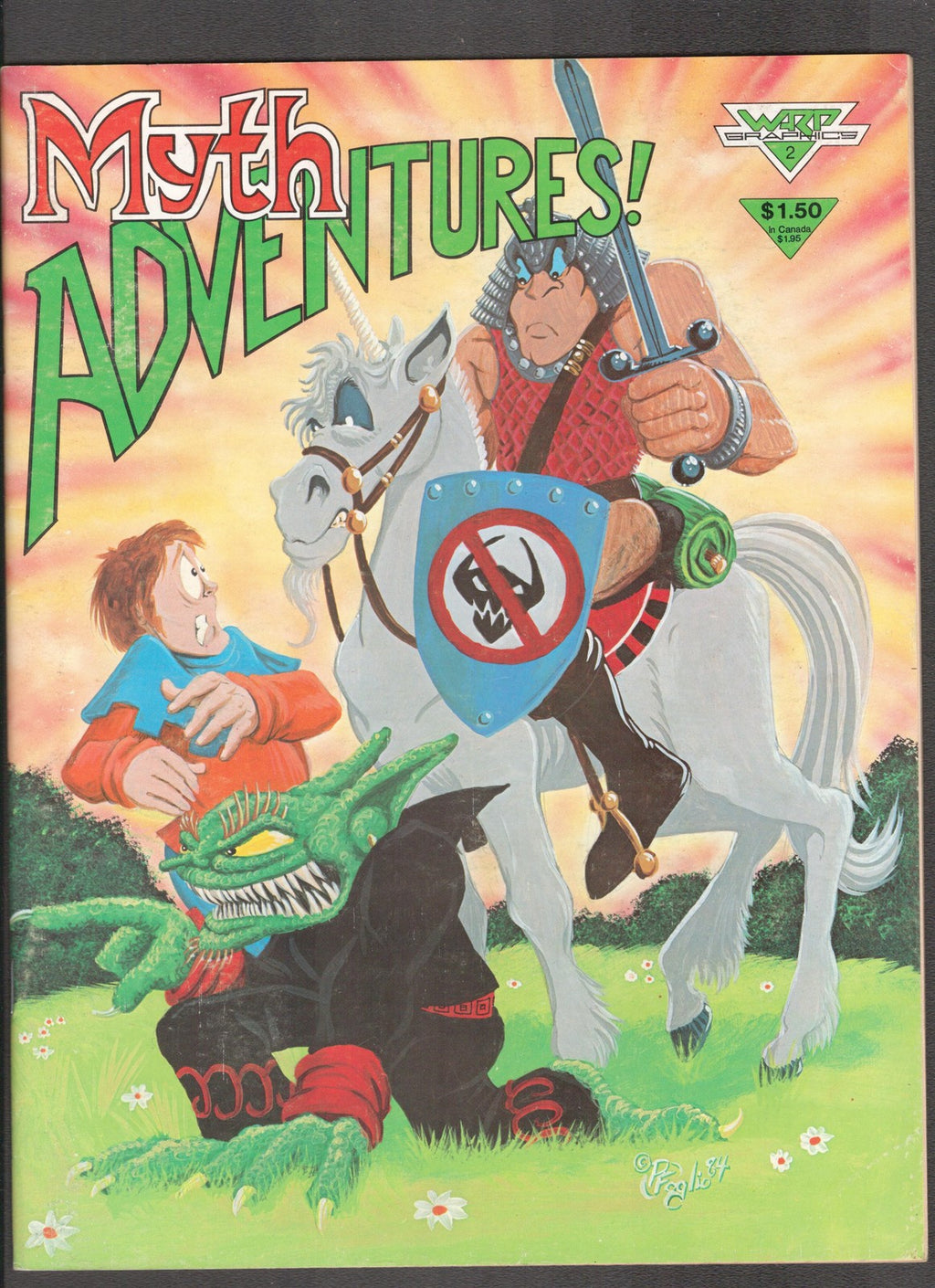 Myth Adventures #2 (1984) Phil Foglio Warp Graphics Comics
