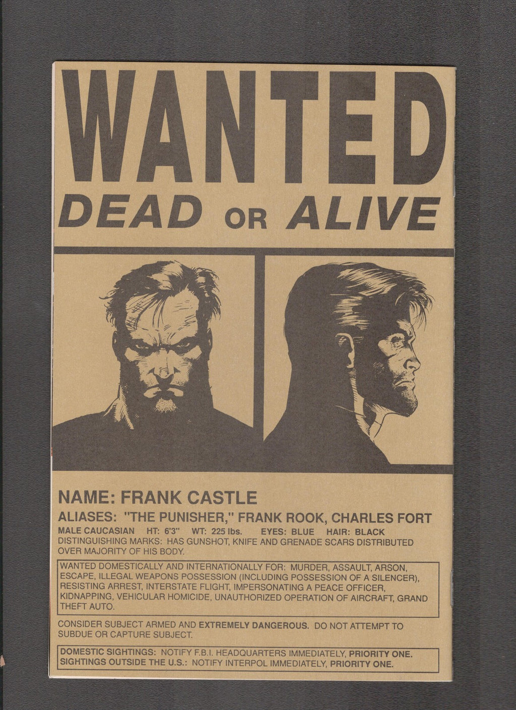 Punisher #57 (1991) Jim Lee Cover Marvel Comics