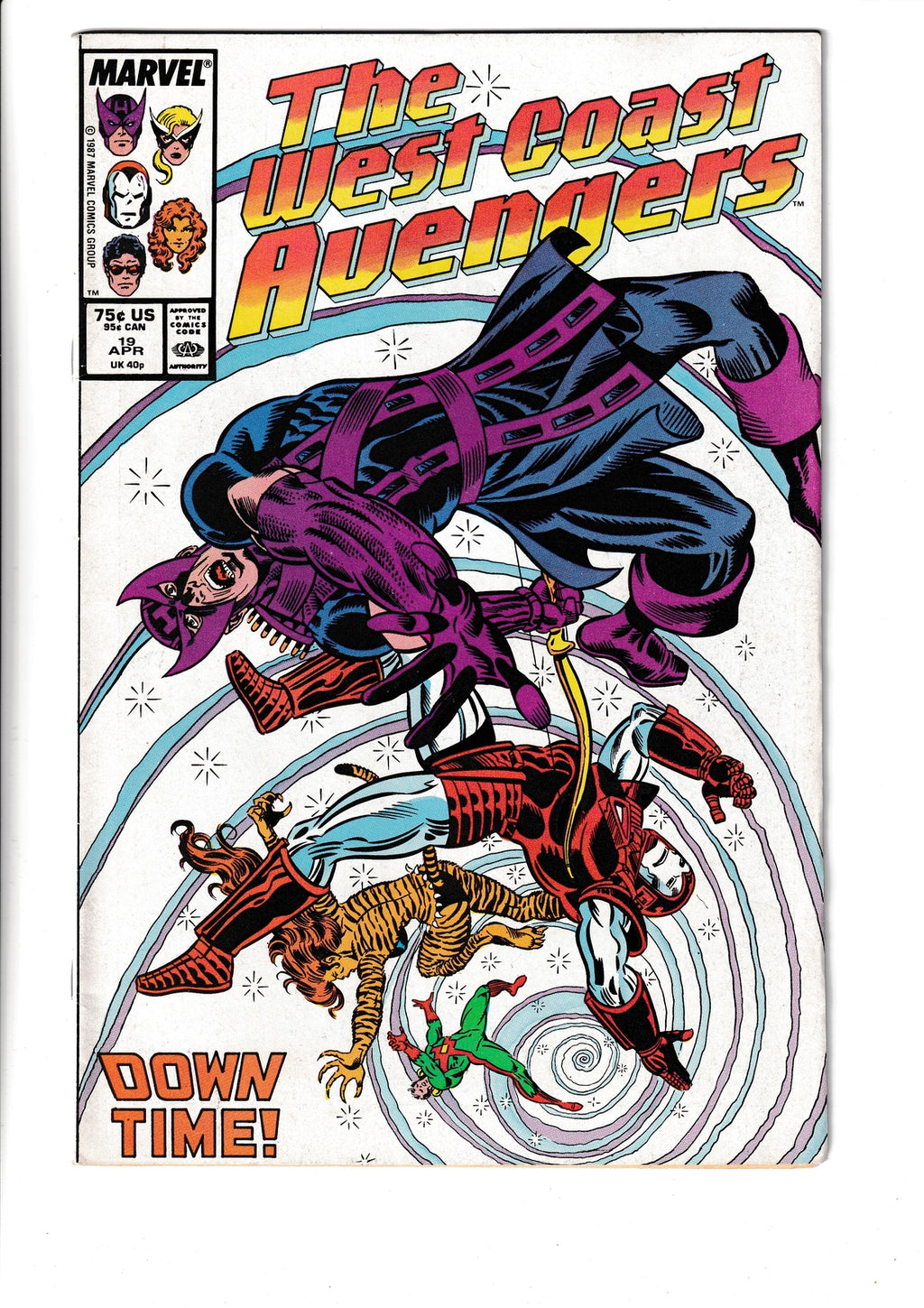 West Coast Avengers #19 (1987) Marvel Comics SKU:198