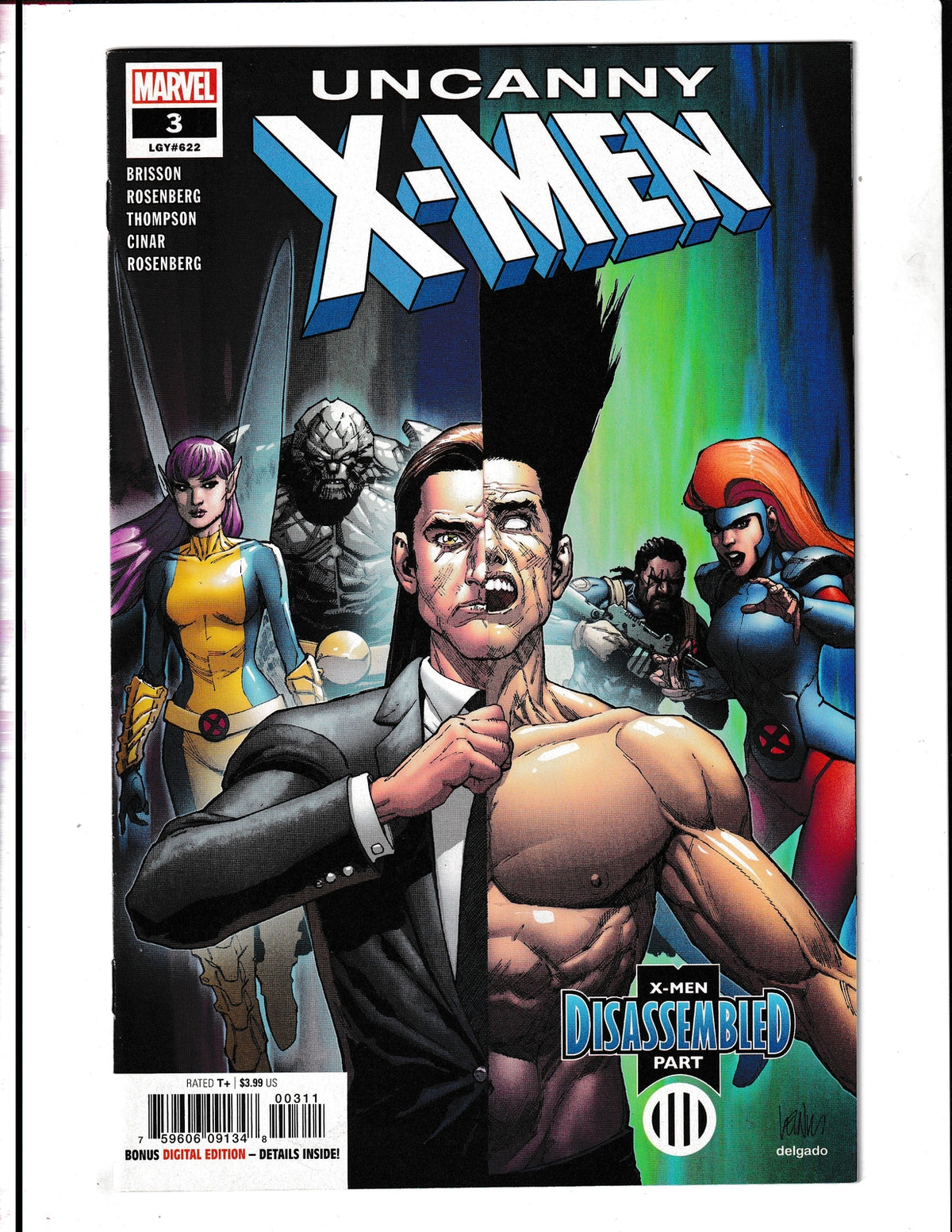 Uncanny X-Men #3 (2019) Marvel Comics SKU:1574