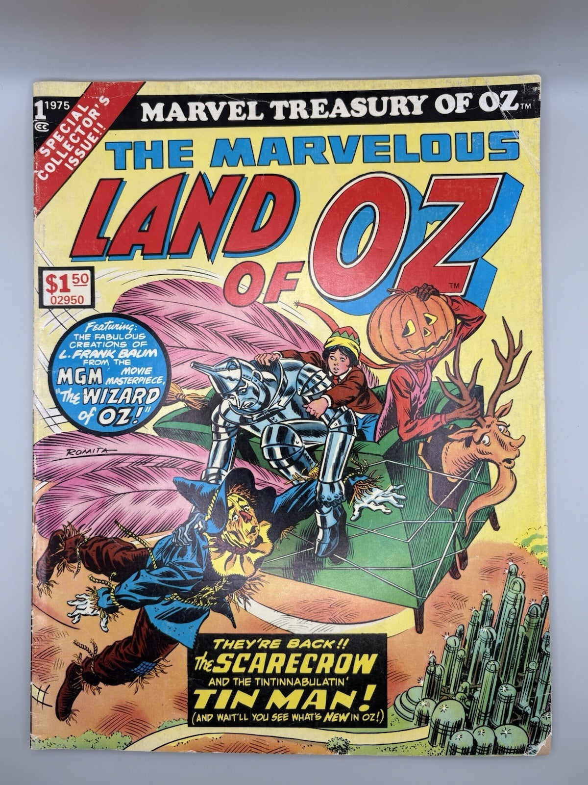 Marvel Treasury of Oz #1 (1978)  Marvelous Land of Oz Collectors Marvel Comics