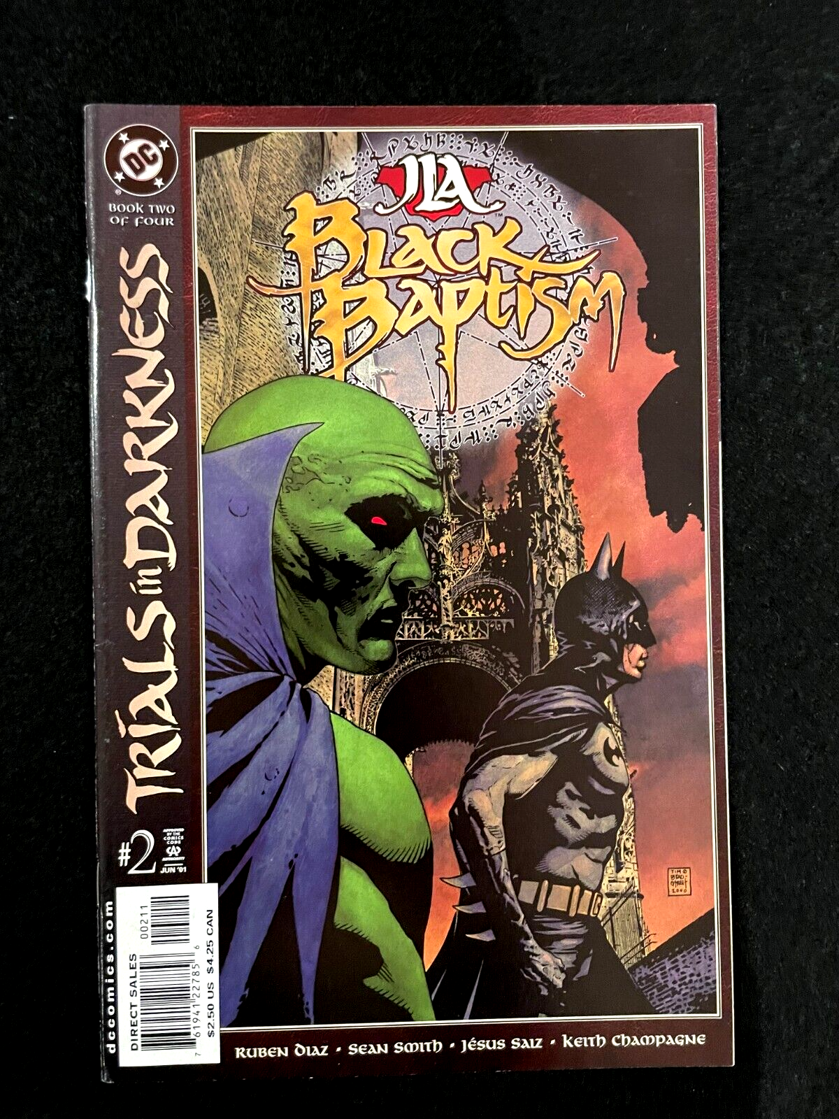 JLA: Black Baptism - Complete Set of 4 #1-4 (2001) DC Comics