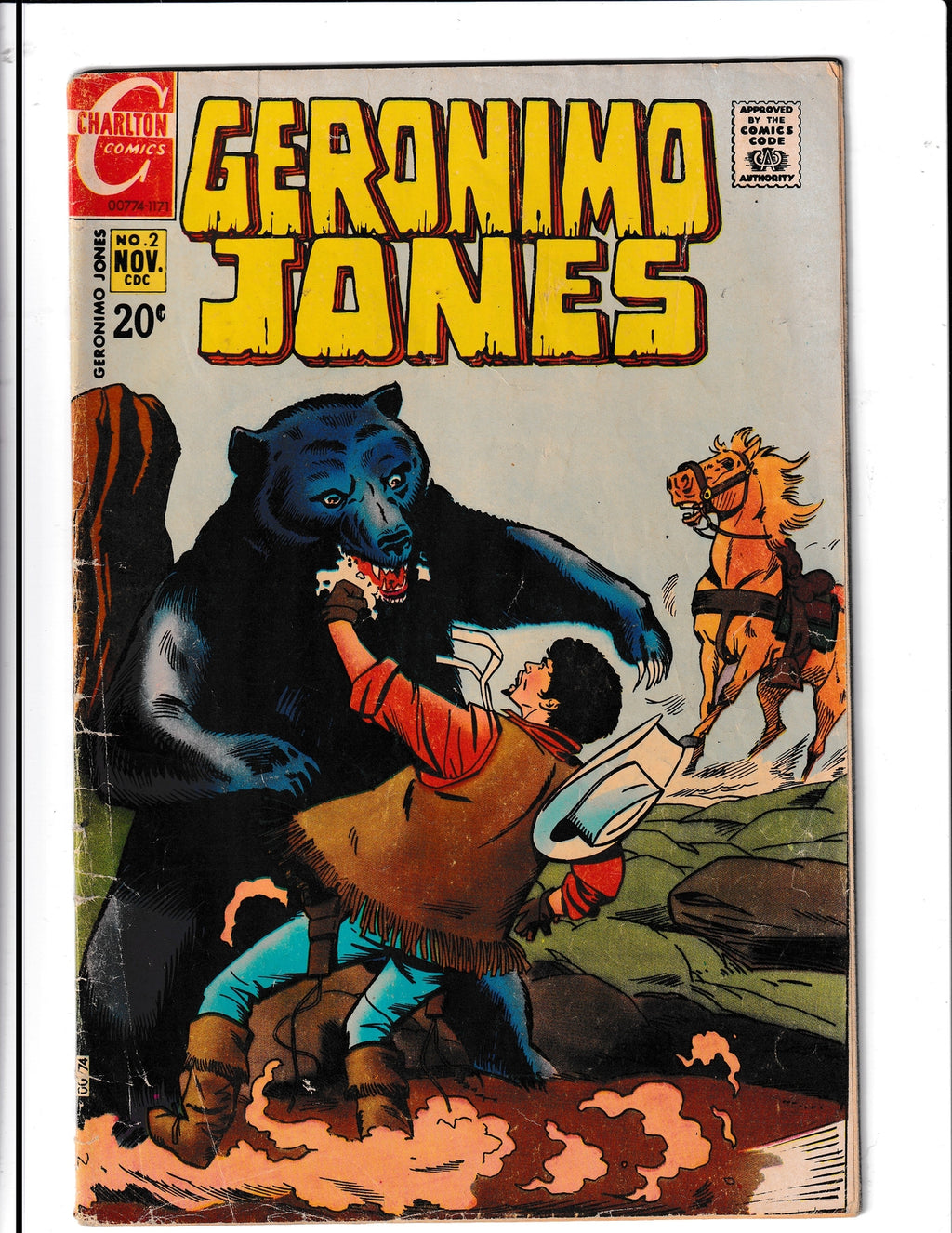 Geronimo Jones #2 (1971) Charlton Comics