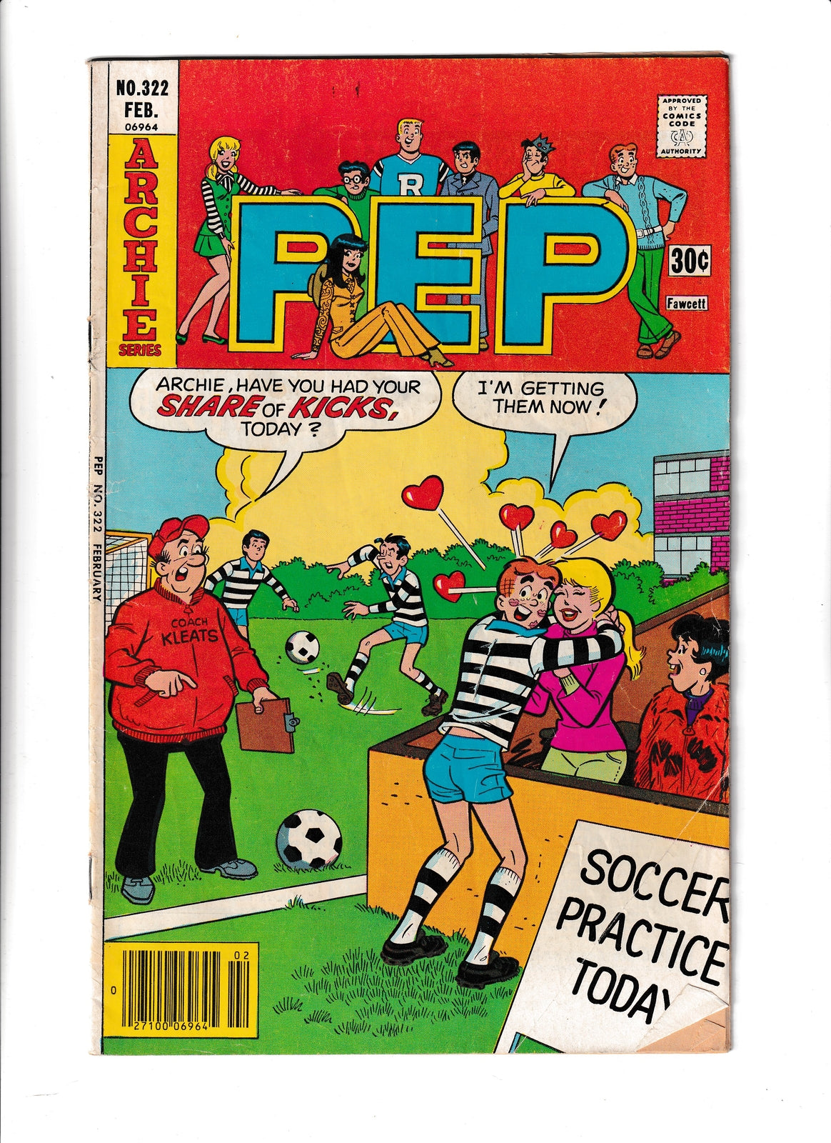 PEP comics #322 (1977) Archie Comics