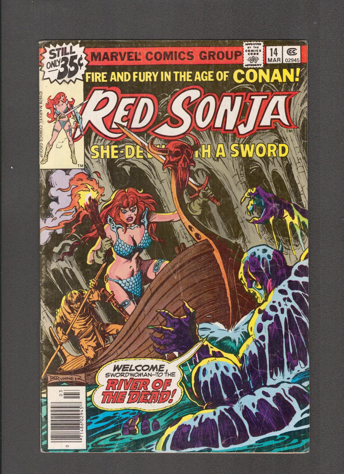 Red Sonja #14 (1979) Frank Thorne, Roy Thomas, Archie Goodwin Marvel Comics