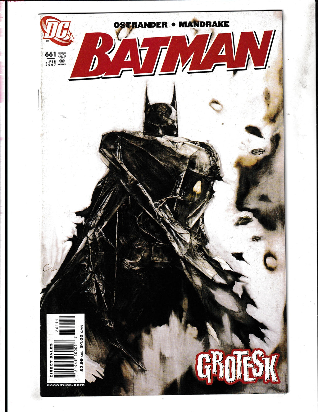Batman #661 (2007) Grotesk Pt. 3 DC Comics