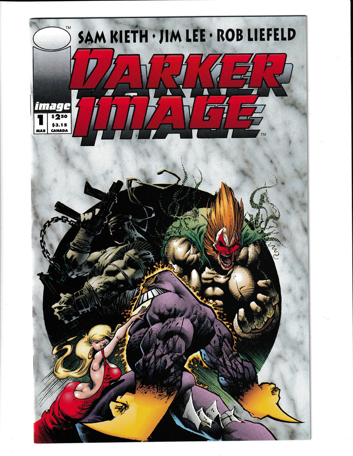 Darker Image #1 (1993) Deathblow Card Image Comics