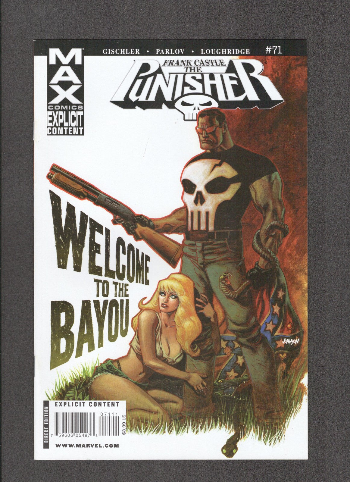 Punisher: Frank Castle #71 (2009) Dave Johnson Max Comics