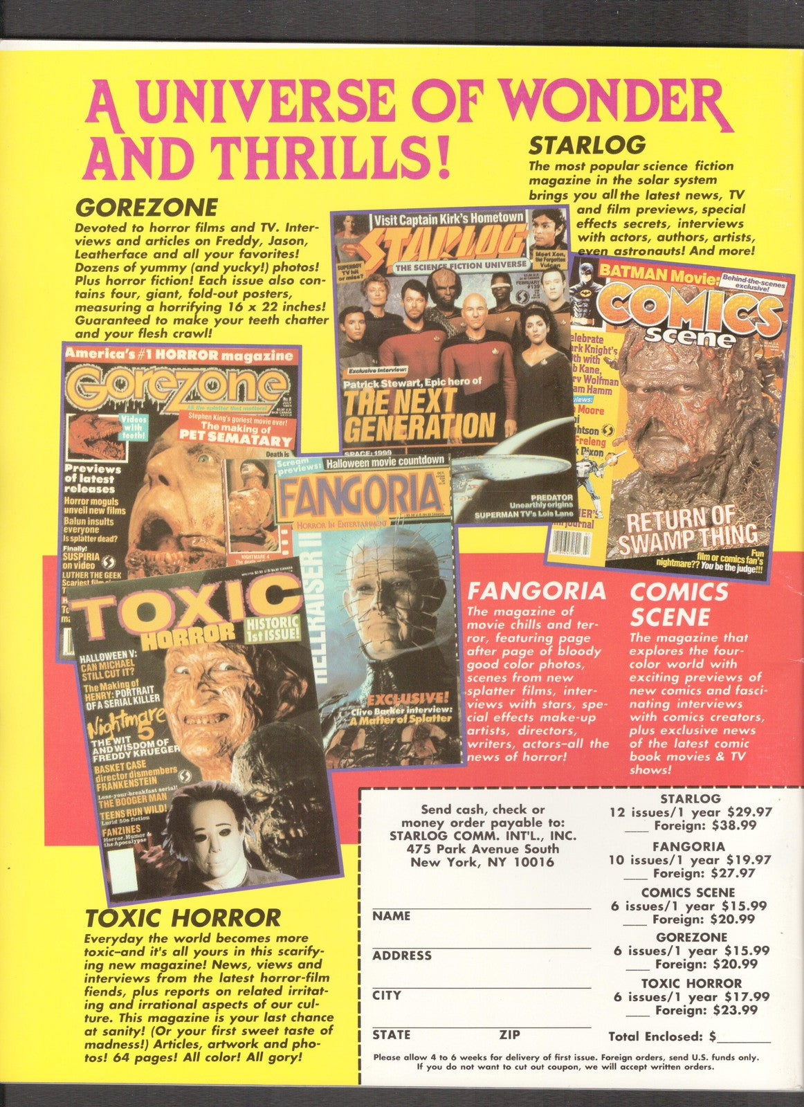 Fantacon Magazine #NN (1989) Kevin Eastman Strobe Zero Comics