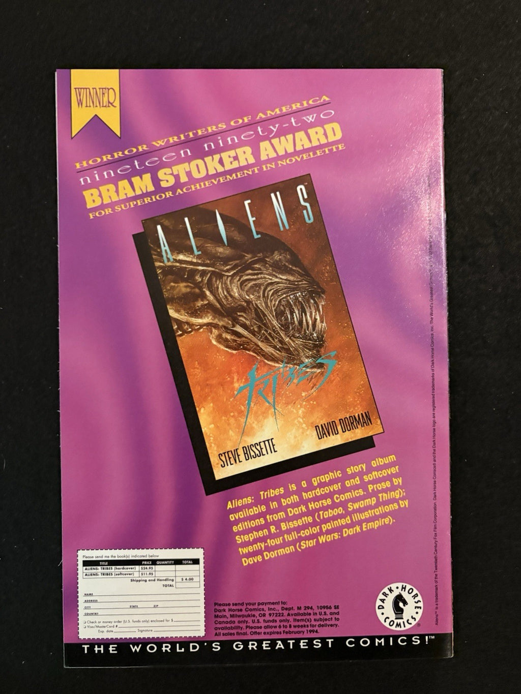 Aliens: Labyrinth #1-4 (1993/94) Complete Set Dark Horse Comics