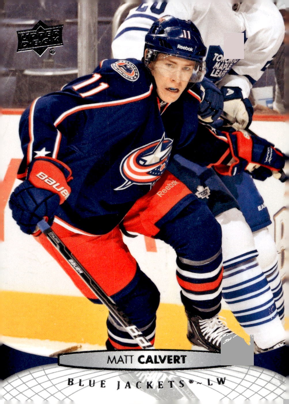 2011-12 Upper Deck #404 Matt Calvert Hockey Columbus Blue Jackets