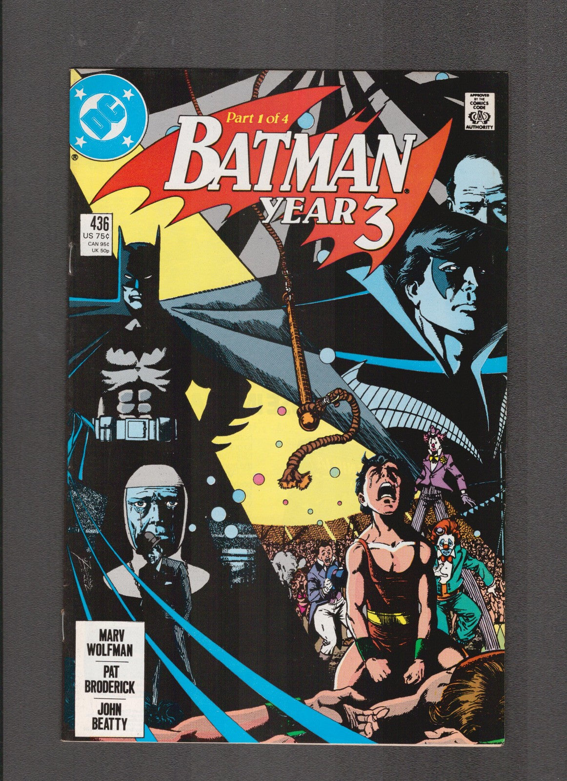 Batman #436 (1989) 1st App of Tim Drake DC Comics